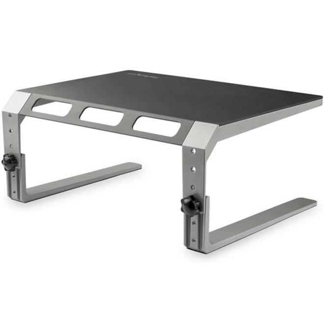 StarTech.com Monitor Riser Stand - For up to 32" Monitor - Height Adjustable - Computer Monitor Riser - Steel and Aluminum - Monitor Shelf with Three Height Settings