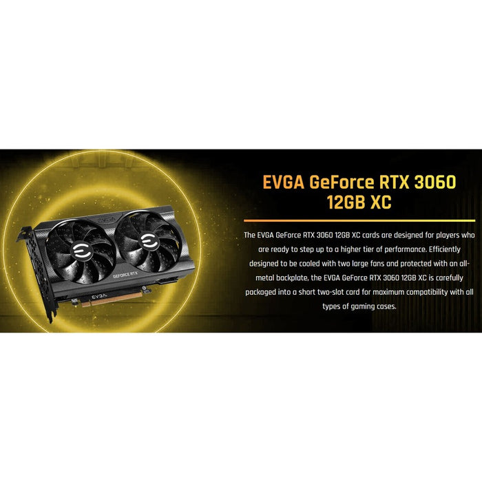 EVGA NVIDIA GeForce RTX 3060 XC Graphic Card - 12 GB GDDR6