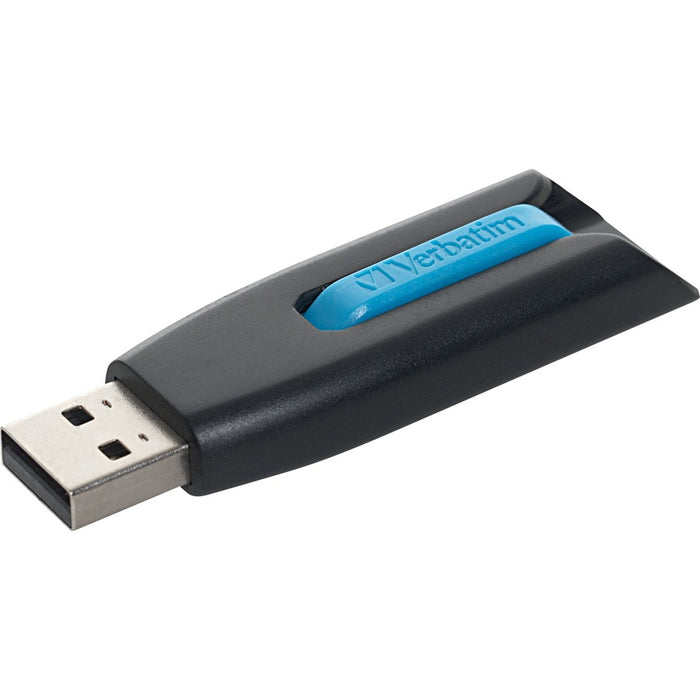 128GB Store 'n' Go&reg; V3 USB 3.2 Gen 1 Flash Drive - 2pk - Blue, Gray
