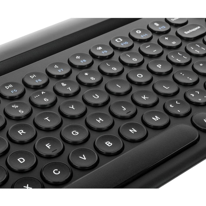Targus Multi-Device Bluetooth Antimicrobial Keyboard With Tablet/Phone Cradle