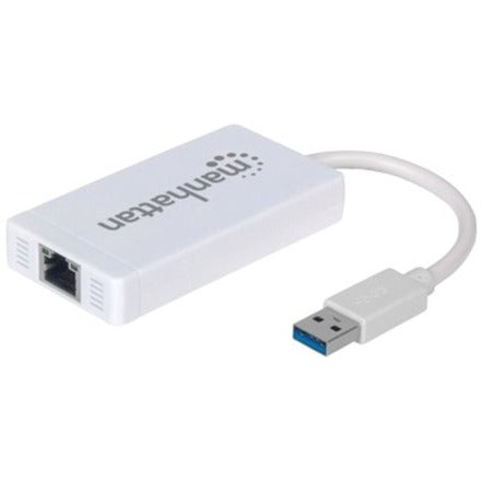 Manhattan 3-Port USB 3.0 Hub with Gigabit Ethernet Adapter
