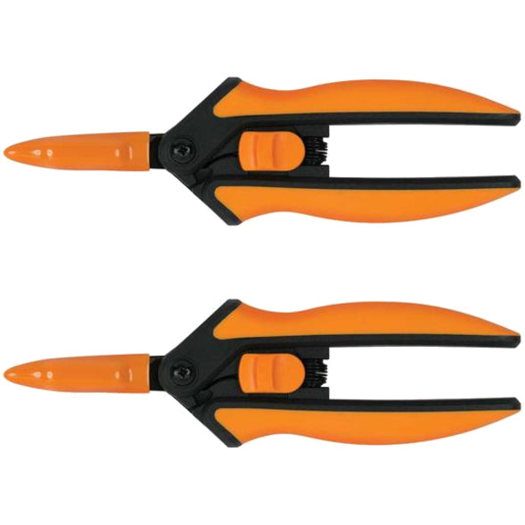 Fiskars Non-stick Micro-Tip Pruning Snips (2-pk)