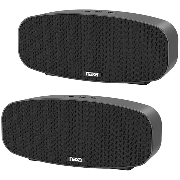 Naxa NAS-3105D Portable Bluetooth Speaker System - Black