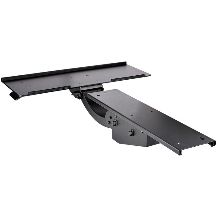 Under Desk Keyboard Tray, Height Adjustable Keyboard and Mouse Tray (10" x 26"), Ergonomic Computer Keyboard Tray w/Mouse Pad