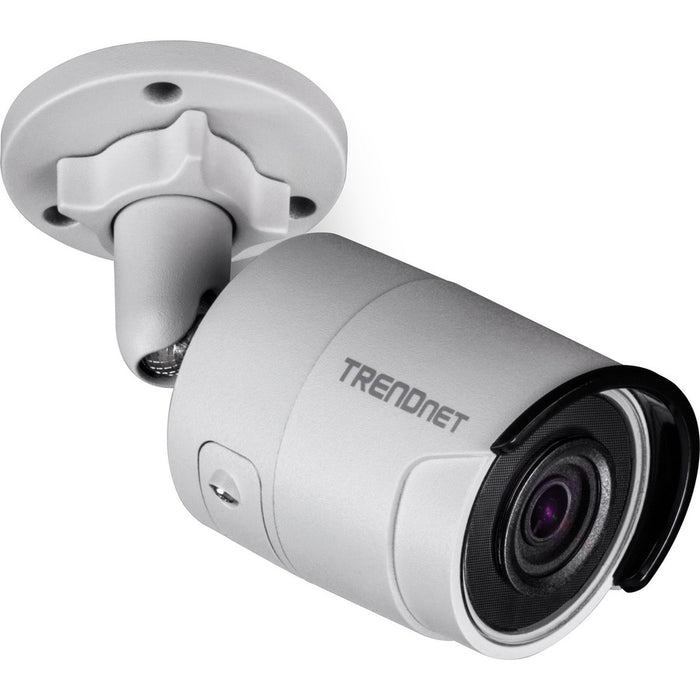 TRENDnet Indoor-Outdoor 4 Megapixel HD PoE Bullet Style Day-Night Network Camera, Digital WDR, 2688 x 1520p, Smart IR, IP66 Rated Housing, Up To 100ft Night Vision, ONVIF, IPv6, White, TV-IP314PI