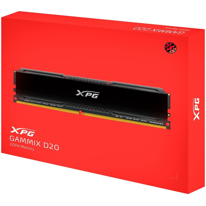 XPG GAMMIX D20 Desktop Memory: 16GB (2x8GB) DDR4 3200MHz CL16 Black
