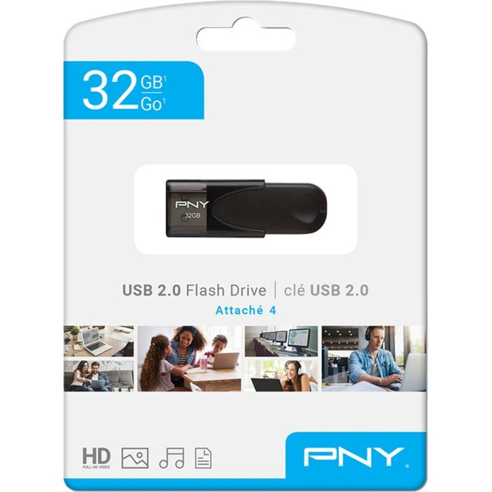 PNY 32GB Attach&eacute; 4 2.0 Flash Drive