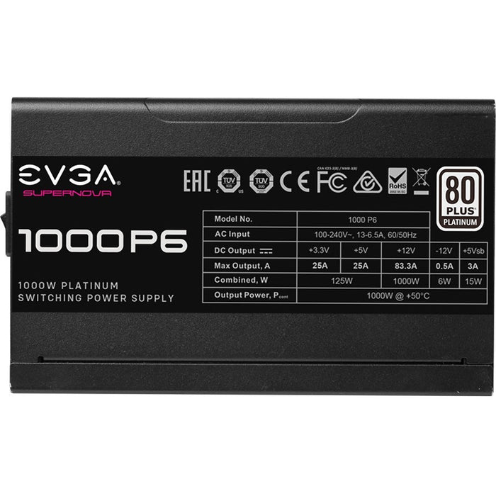 EVGA SuperNOVA 1000 P6 1000W Power Supply