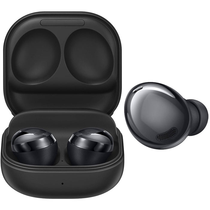 Refurbished Samsung Galaxy Buds Pro - True wireless earphones with mic - in-ear - Bluetooth - active noise canceling - phantom black. 1 Year Warranty from eReplacements.
