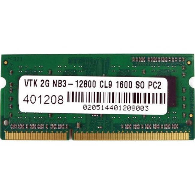 VisionTek 2GB DDR3 1600 MHz (PC3-12800) CL9 SODIMM - Notebook