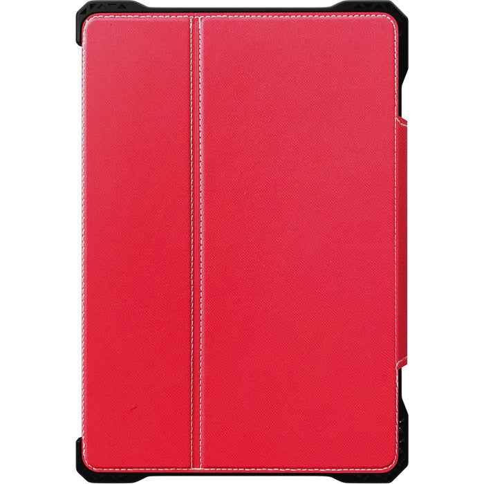 MAXCases Extreme Folio-X Rugged Carrying Case (Folio) for 10.2" Apple iPad Air (2019) Tablet - Red, Clear