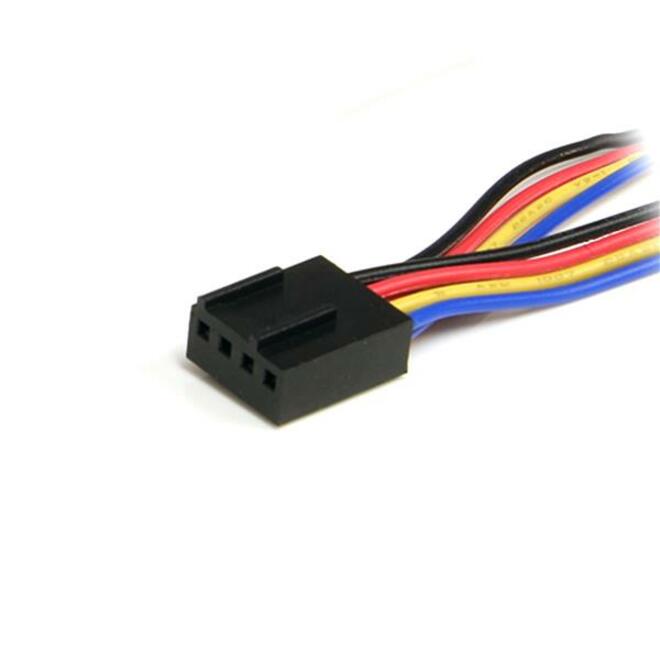 Star Tech.com 12in 4 Pin PWM Fan Extension Power Y Cable - F/M