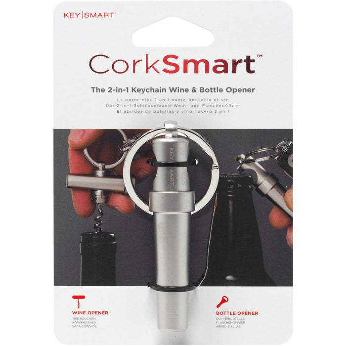 KeySmart CorkSmart Custom Keychain Wine & Bottle Opener