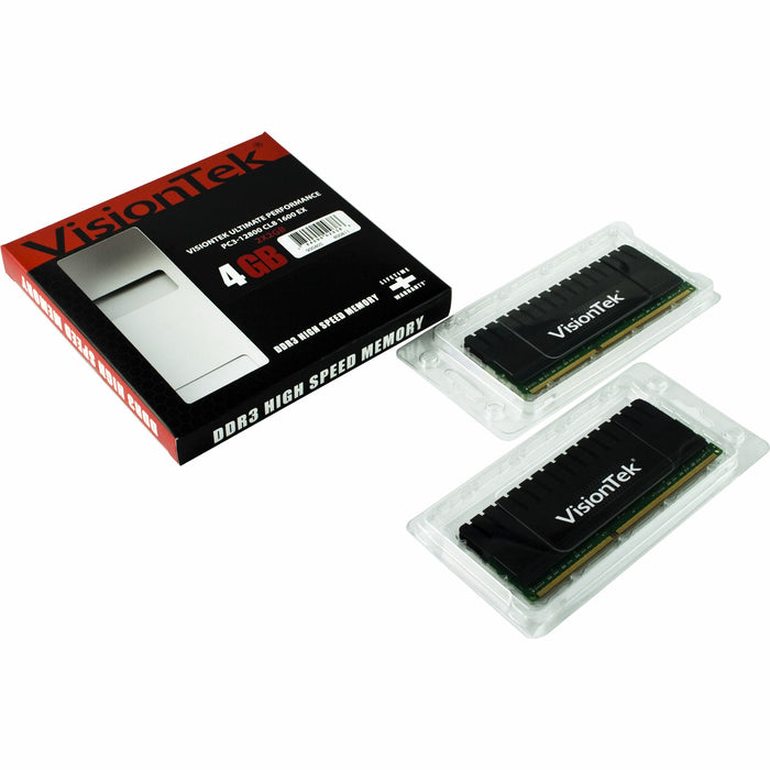 VisionTek 2 x 2GB PC3-12800 DDR3 1600MHz 240-pin DIMM Memory Module