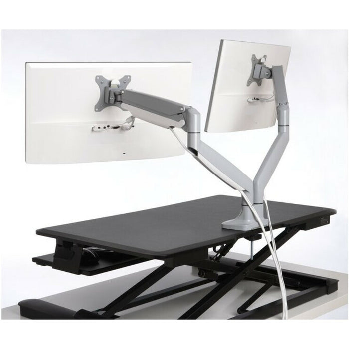 Kensington SmartFit Mounting Arm for Monitor - Silver Gray