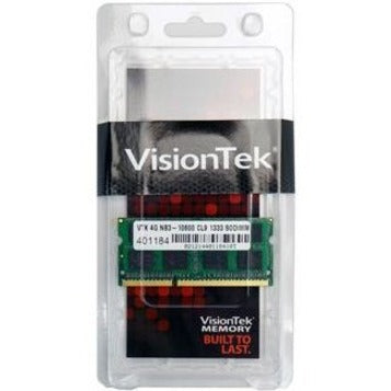 VisionTek 4GB DDR3 1333 MHz (PC3-10600) CL9 SODIMM - Notebook