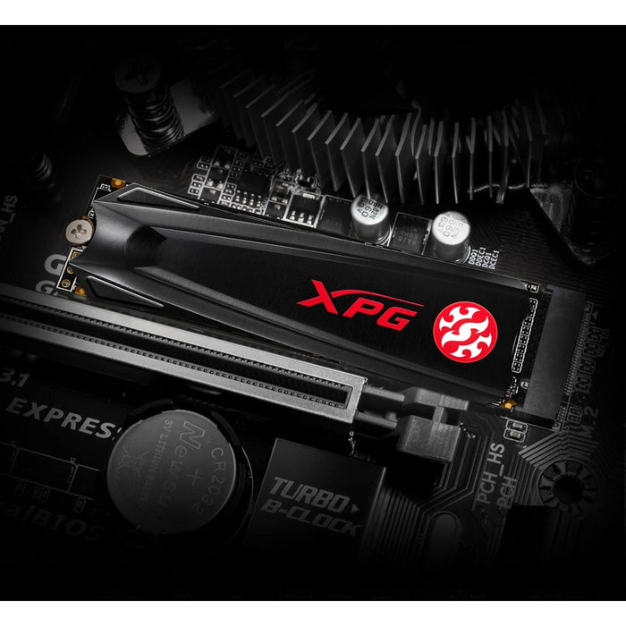 XPG GAMMIX S5 AGAMMIXS5-512GT-C 512 GB Solid State Drive - M.2 2280 Internal - PCI Express NVMe (PCI Express NVMe 3.0 x4)