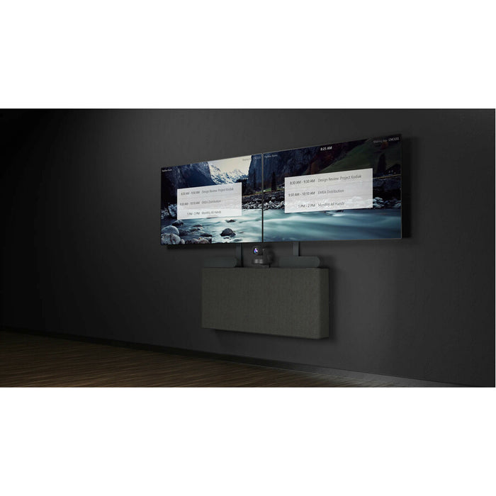 Heckler Design Wall Mount for A/V Equipment, Video Conference Equipment, Camera, Microphone, Flat Panel Display - Sky White