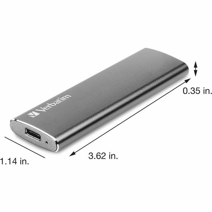 Verbatim 240GB Vx500 External SSD, USB 3.1 Gen 2 - Graphite