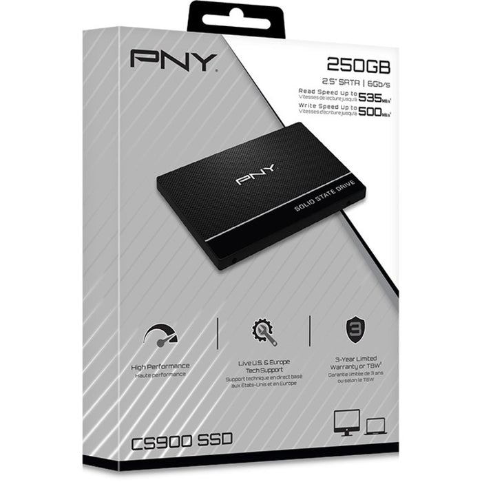 PNY CS900 250 GB Solid State Drive - 2.5" Internal - SATA (SATA/600)