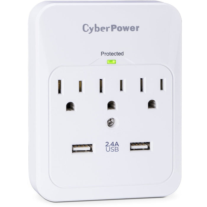 CyberPower CSP300WUR1 Professional 3 - Outlet Surge with 600 J