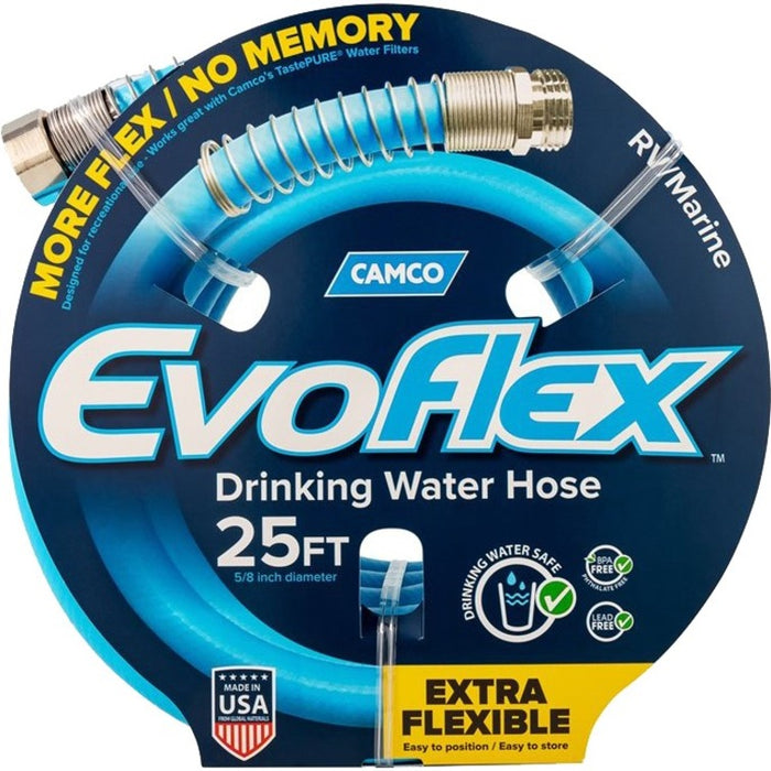 Camco EvoFlex 25-Foot RV / Marine Drinking Water Hose