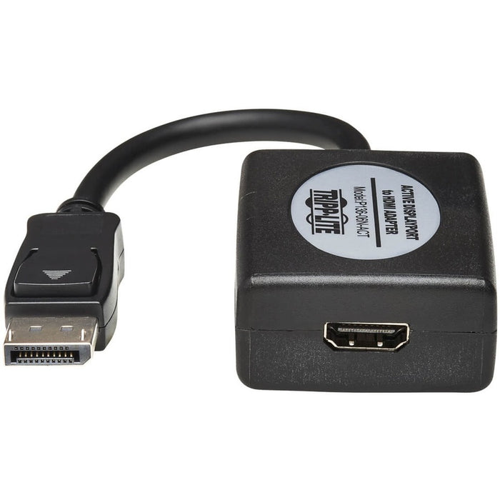 Tripp Lite DisplayPort to HDMI Adapter Converter Active DP to HDMI 6 Inch 4K x 2K