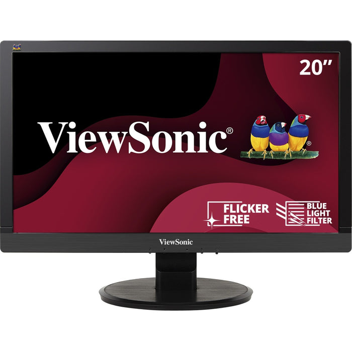 ViewSonic Value VA2055Sm 19.5" Full HD LED LCD Monitor - 16:9 - Black