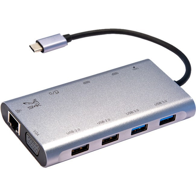 SMK-Link VP6950 USB-C 100W Mini Docking Station with Multi-Stream Triple Video