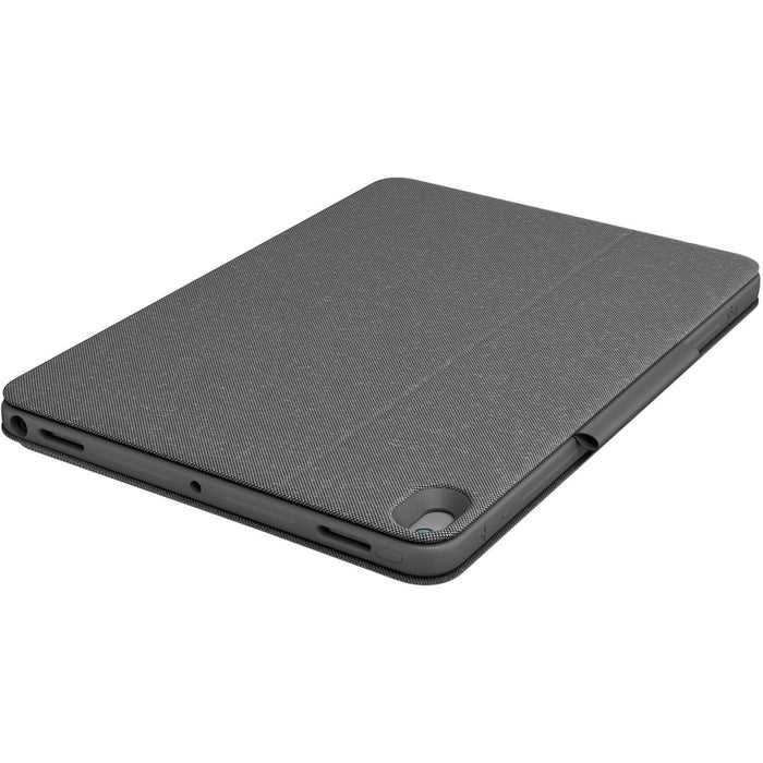 Logitech Combo Touch Keyboard/Cover Case for 10.2" Apple, Logitech iPad (7th Generation) Tablet - Graphite