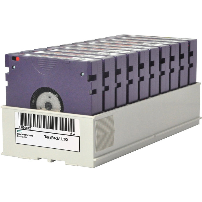 HPE LTO-8 Custom Labeled Terapack 10 CarbideClean Data Tapes