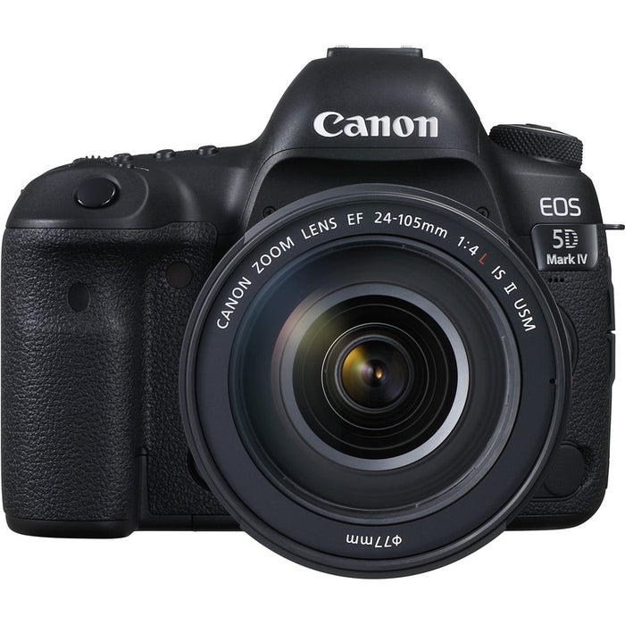 Canon EOS 5D Mark IV 30.4 Megapixel Digital SLR Camera with Lens - 0.94" - 4.13" - Black