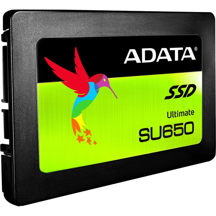 Adata Ultimate SU650 SU650SS 120 GB Solid State Drive - 2.5" Internal - SATA (SATA/600) - Black