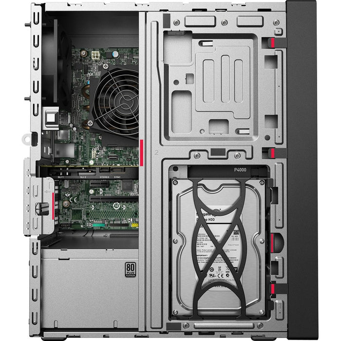 Lenovo ThinkStation P330 30CY0061US Workstation - 1 x Intel Core i7 Octa-core (8 Core) i7-9700 9th Gen 3 GHz - 16 GB DDR4 SDRAM RAM - 1 TB SSD - Tower - Raven Black