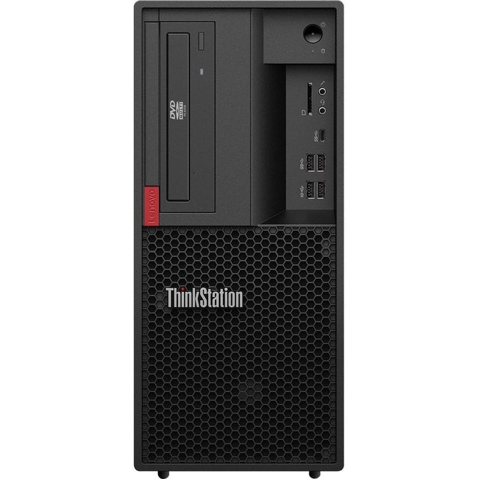Lenovo ThinkStation P330 30CY0061US Workstation - 1 x Intel Core i7 Octa-core (8 Core) i7-9700 9th Gen 3 GHz - 16 GB DDR4 SDRAM RAM - 1 TB SSD - Tower - Raven Black