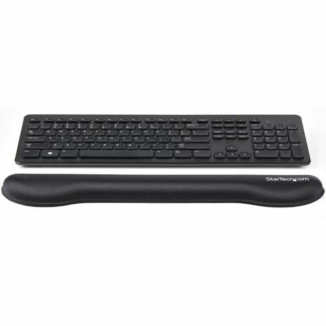 Foam Keyboard Wrist Rest - Ergonomic Wrist Support - Padded Keyboard Desk Cushion for Typing - Black Computer Hand & Arm Rest
