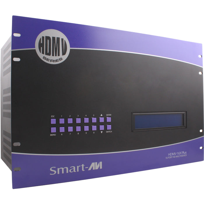 SmartAVI 16-Port HDMI, USB Real-Time Multiviewer and KVM Switch