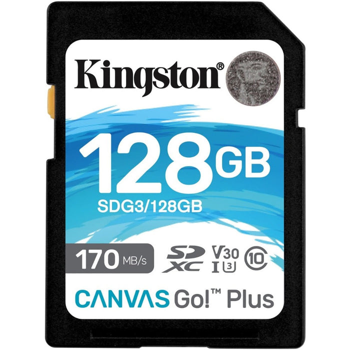 Kingston Canvas Go! Plus 128 GB Class 10/UHS-I (U3) SDXC