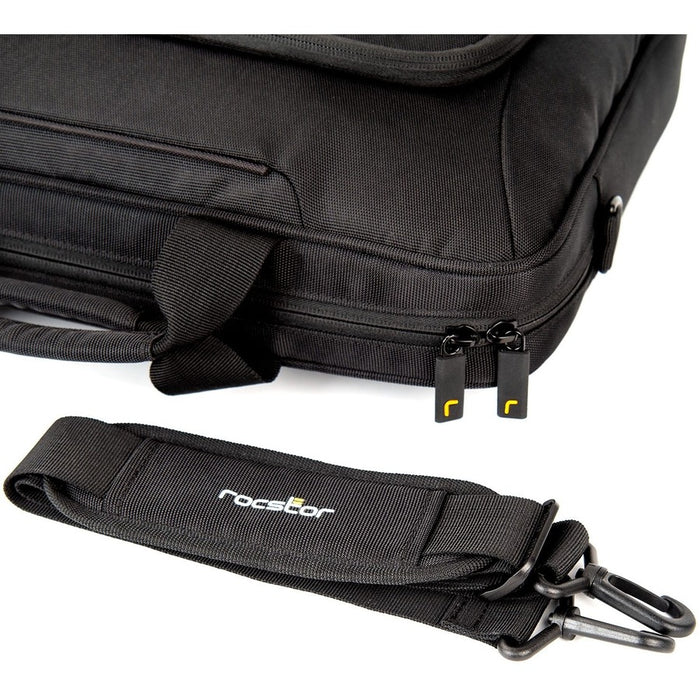 Rocstor Carrying Case (Briefcase) for 15.6" to 16" Notebook - Black