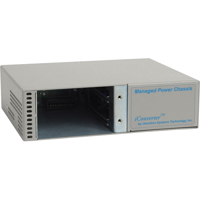 Omnitron Systems iConverter 2-Module Managed Power Chassis