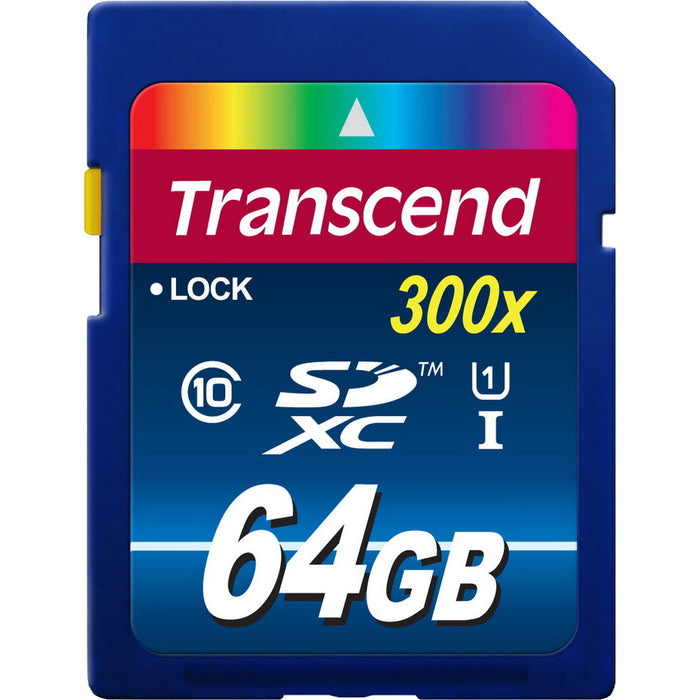 Transcend Premium 64 GB Class 10/UHS-I SDXC