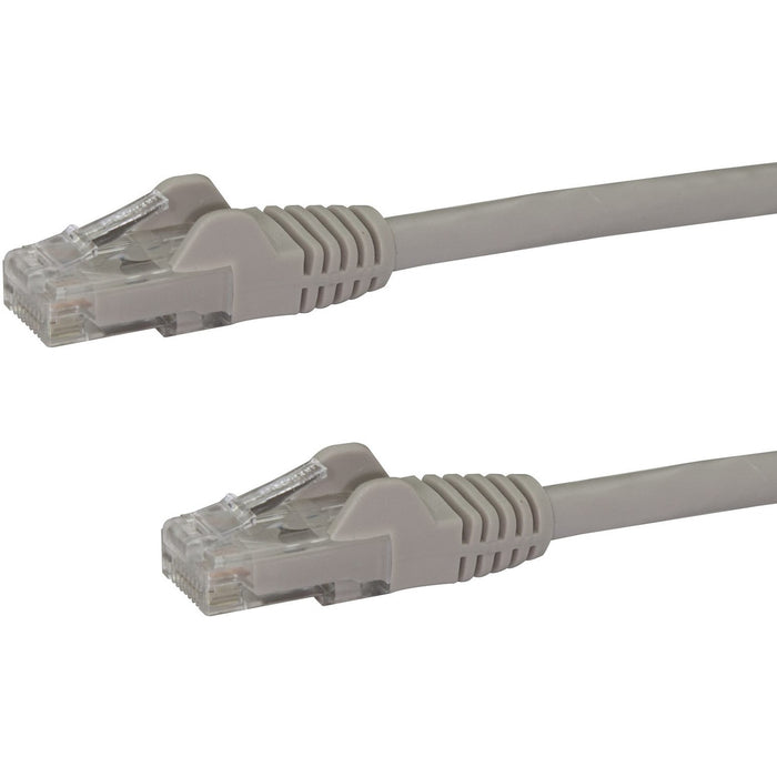 StarTech.com 2ft CAT6 Ethernet Cable - Gray Snagless Gigabit - 100W PoE UTP 650MHz Category 6 Patch Cord UL Certified Wiring/TIA