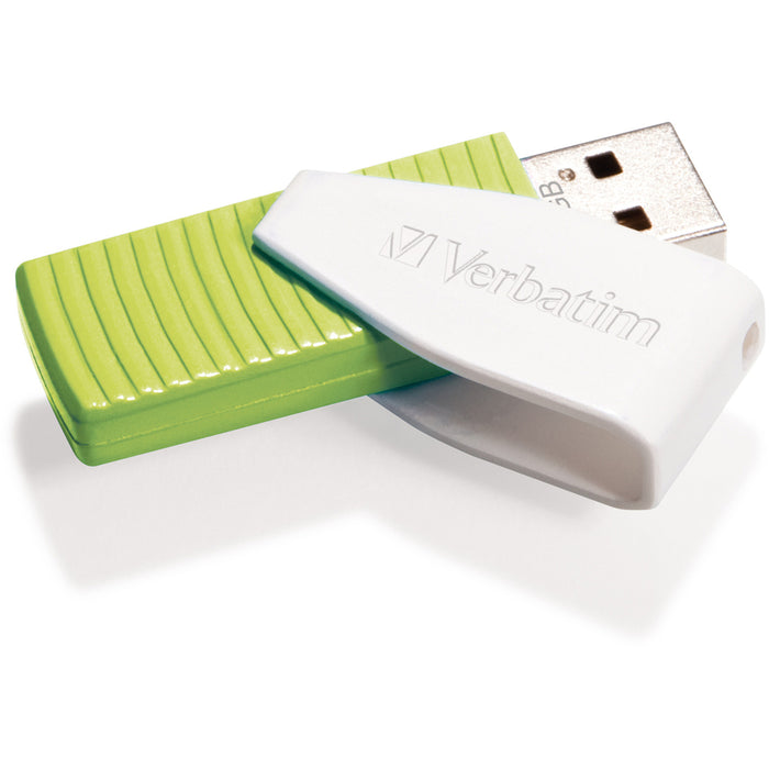 Verbatim 32GB Swivel USB Flash Drive - Eucalyptus Green