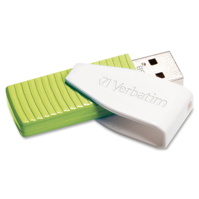 Verbatim 32GB Swivel USB Flash Drive - Eucalyptus Green