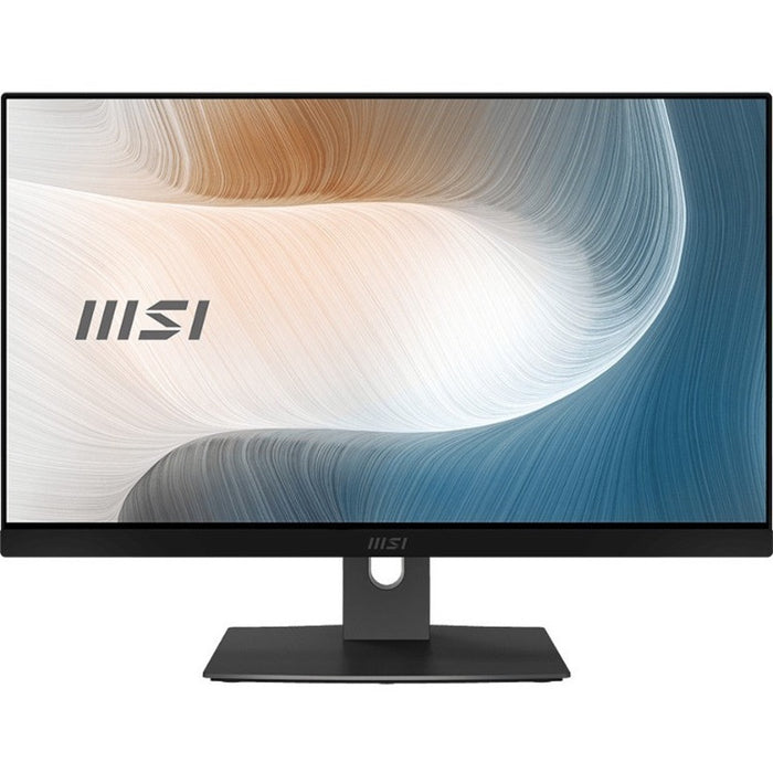 MSI Modern AM241TP 11M-288US All-in-One Computer - Intel Core i5 11th Gen i5-1135G7 - 8 GB RAM DDR4 SDRAM - 256 GB M.2 PCI Express NVMe SSD - 23.8" Full HD 1920 x 1080 Touchscreen Display - Desktop - Black