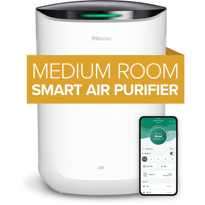 Filtrete Smart Room Air Purifier FAP-SC02, Medium Room, White