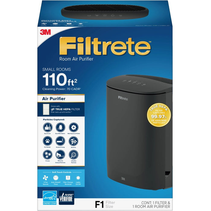 Filtrete Room Air Purifier - Small Room - FAP-C01BA-G1, 110 Sq Ft