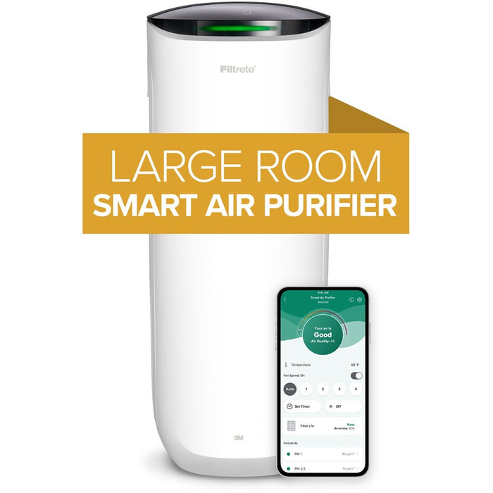 Filtrete Smart Room Air Purifier FAP-ST02, Large Room, White