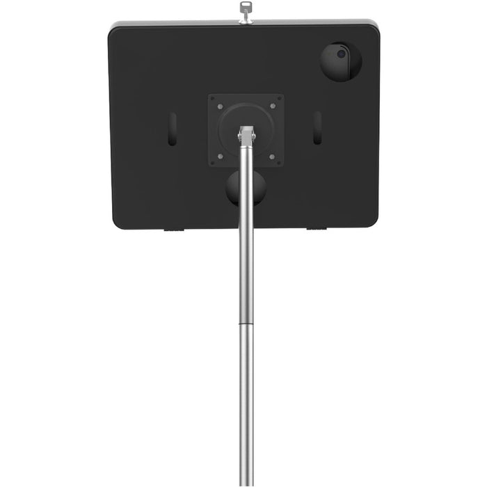 CTA Digital Compact Floor Stand with Universal Security Enclosure (Black)