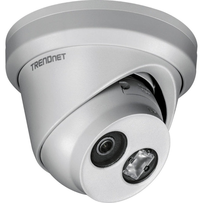 TRENDnet Indoor/Outdoor 4MP H.265 Wdr PoE IR Fixed Turret Network Camera, IP67 Weather Rated Housing, IR Night Vision Up to 30m (98 ft.), 120dB Wide Dynamic Range, TV-IP323PI
